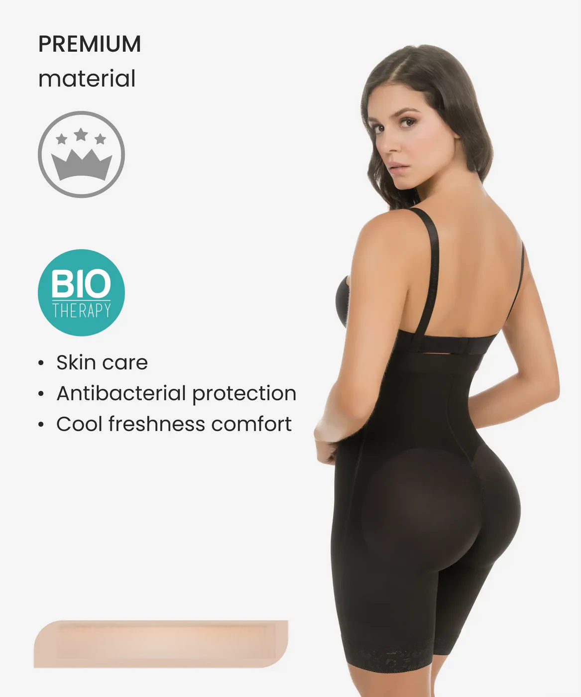 Strapless gradual compression bodysuit - Style 306