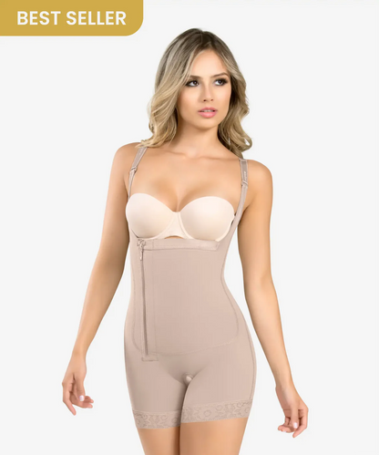 Braless compression bodysuit - Style 1089
